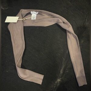 Heartloom Taupe Ribbed Knit Long Sleeve Shrub